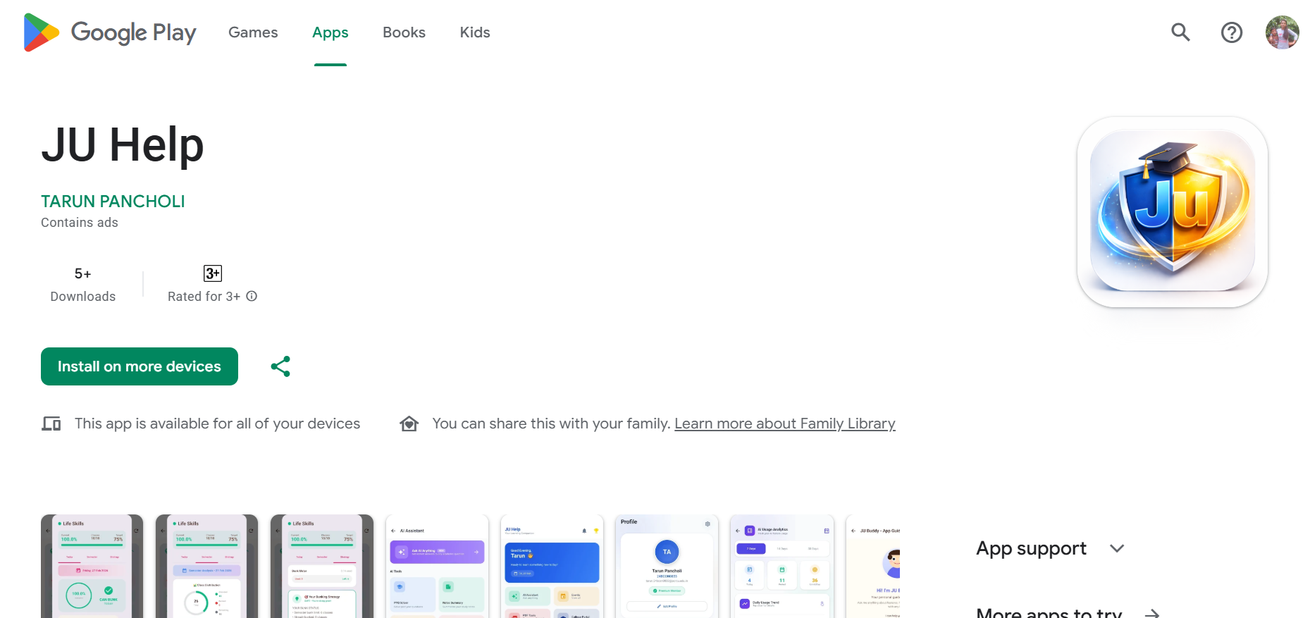 JU Help App